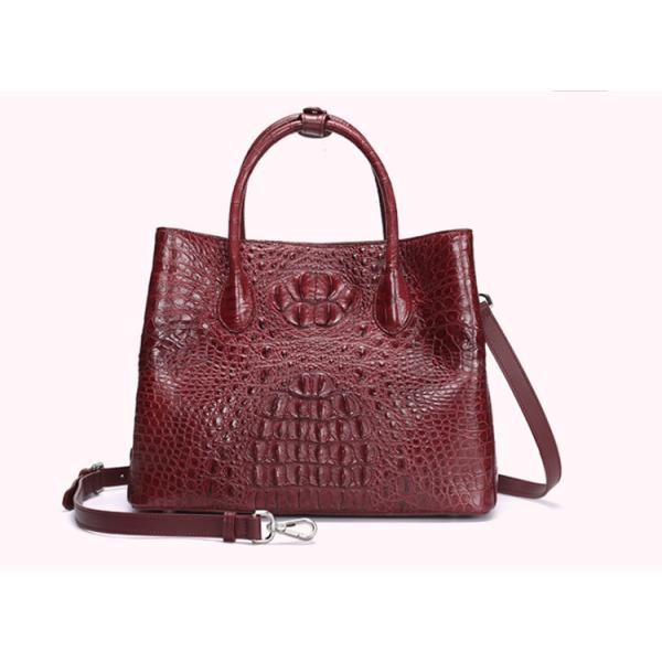 Genuine crocodile leather bag for women stylish high-capacity lady's handbag cross-body bag with one shoulder