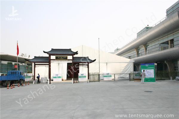 Sunblock Outdoor Exhibition Tents High Strength Aluminum Frame Marquee