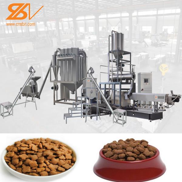 Granule d'aliments pour chiens faisant la machine, tension de l'extrudeuse 380V