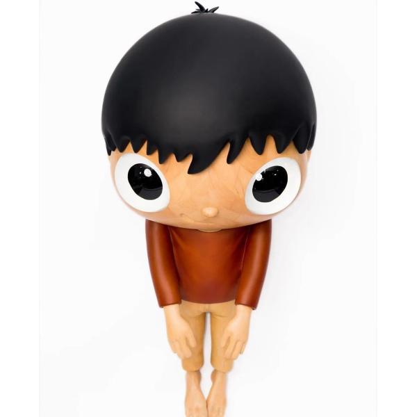 Aesthetic Appeal Art Wooden Doll , Wood Carving Sculpture Personal Collection