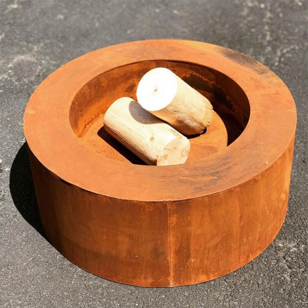Distinctive Corten Steel Rusty Metal 2mm Thickness Heater Corten Steel Fire Pit For Outdoor Fire Pit Bowl