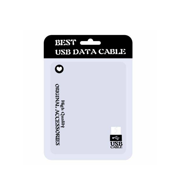 custom printed electrical cable accessories packing /USB data cable laminated zip lock bags for electronic product packa