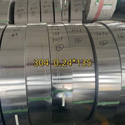 Cold Rolled ASTM A240 AISI 304 Stainless Steel Coil Strip 0.3-3mmTISCO  1/2H 3/4H Heat Treatment
