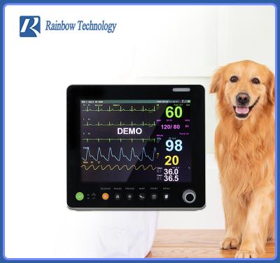 12.1 Inch Veterinary Multi-parameter Monitor Touch Screen Vet Clinic Equipment