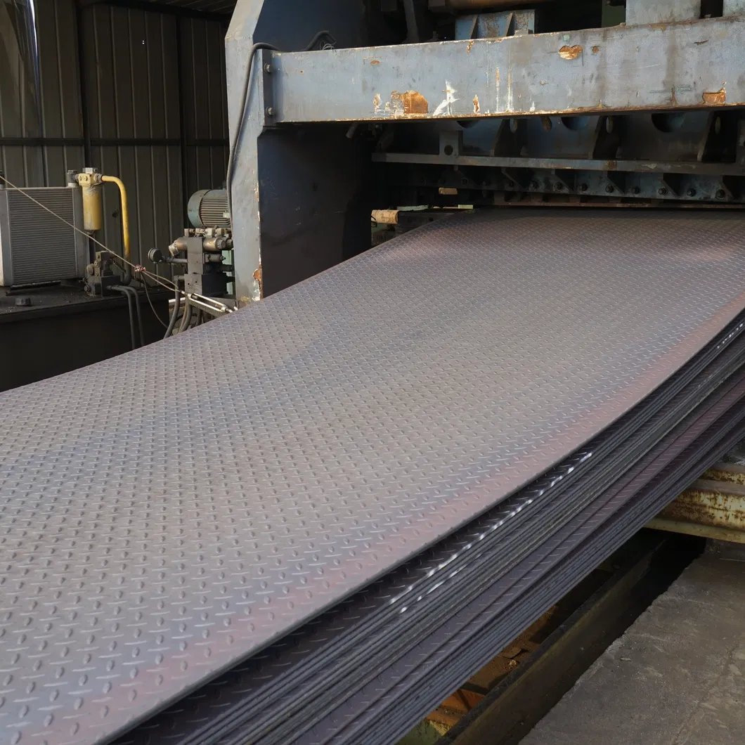 EN10155 SUMIHARD Q235B Q345B Q355NH Galvanized Checkered Plate For Floor