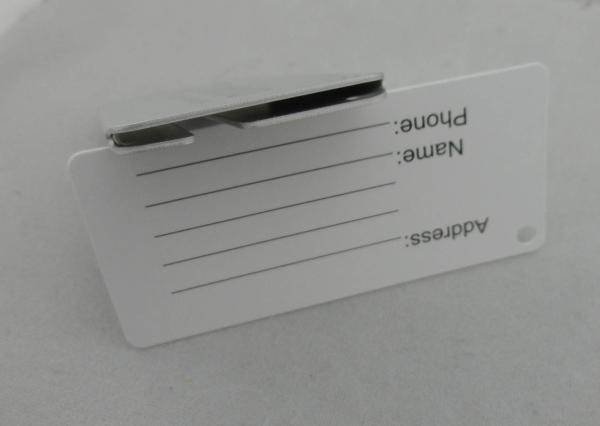 Aurora Expeditions Aluminum Metal Luggage Tag Personalized With Silk Screen Printing, Die Stamping