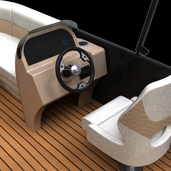 Seagrass / EVA Floor Electric 15 Foot Pontoon Boat 2.3m Width
