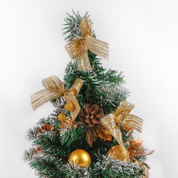 Sustainable MSD Mesh Ribbon Wreath for Holiday Decoration and Bouquet Packaging 15cm