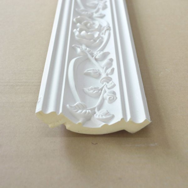 Waterproof Eco-friendly Polyurethane Foam Cornice Easy To Install for Home and Office Decor