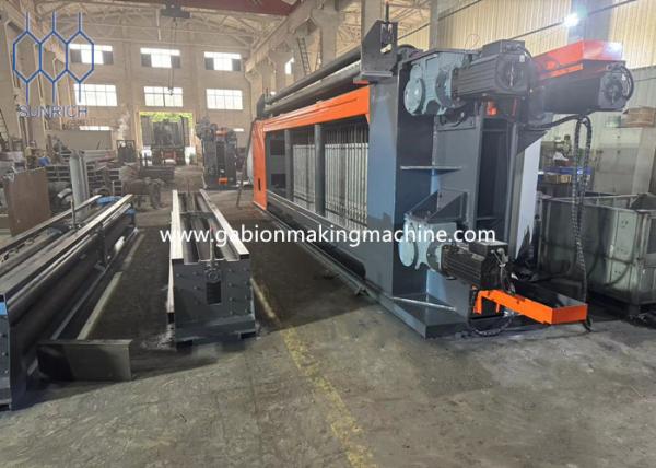 Gabion Mattress Machine For Riverbank Protection 6x2x0.3m Standard Size With 380N/mm Tensile Strength