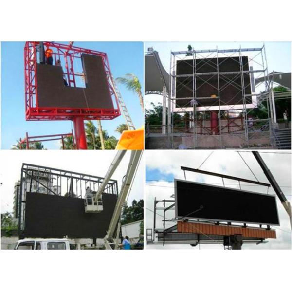 6m x 4m LED de publicité électronique examine l'écran extérieur 1R1G1B P8/P10 de la preuve TV de l'eau