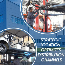 Carro de golf eléctrico utilitario de 4+2 plazas compatible con OEM, carrito de golf eléctrico, batería de litio de 70 V