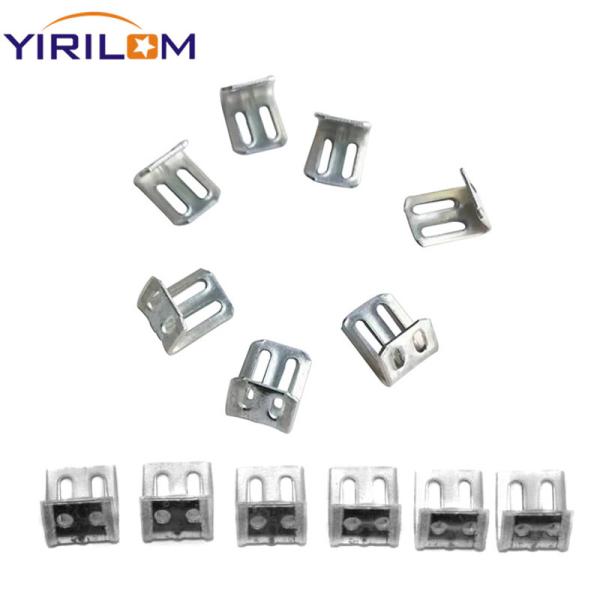Sofa Hardware Accessories 4 5 Hole Silver Zigzag Spring Clips Spring Clip