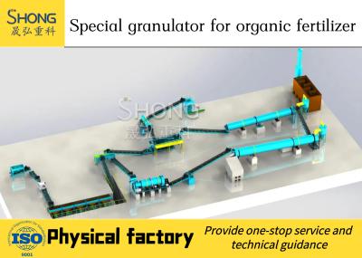 Organic Fertilizer Production Line Pelletizing Machine waste chicken pig cattle sheep duck goose goat urine and dung etc
