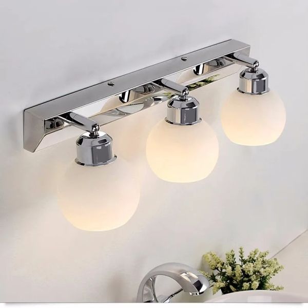 Crystal Bathroom Black Chrome Vanity wall Light Stainless Steel  Over Mirror Lights(WH-MR-90)