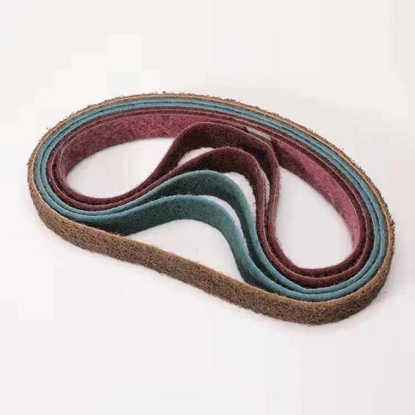 Direct Supply Nylon Belt for Non Woven Surface Conditioning Abrasive Grinding RED Belt