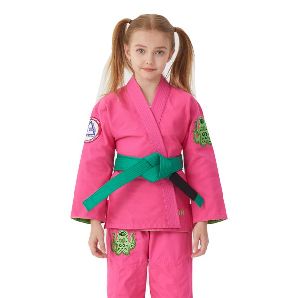 Unisex 380GSM Pearl Weave Kimono Jiu Jitsu BJJ Gi For Children'S Martial Arts Wear