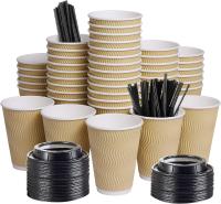 La coutume de catégorie comestible a imprimé les tasses de café à emporter 6oz 8oz 10oz pour le restaurant