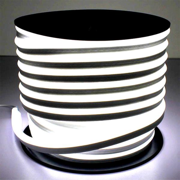 4100K Cool White LED Neon Flex 24V DC Wireless 8x16mm 120LEDs/m IP65 Waterproof Ideal