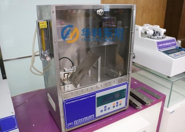 High Precision 45 degree Textile Testing Instruments of Flammability Performance