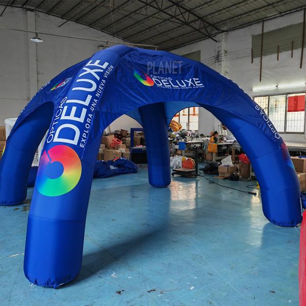 Eventos al aire libre Tienda de exposición inflable portátil Tienda de araña inflable para publicidad promocional