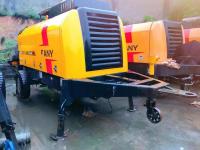 HBT6013C-5 a utilisé la pompe concrète ISO9001 RoHS de remorque diplômée