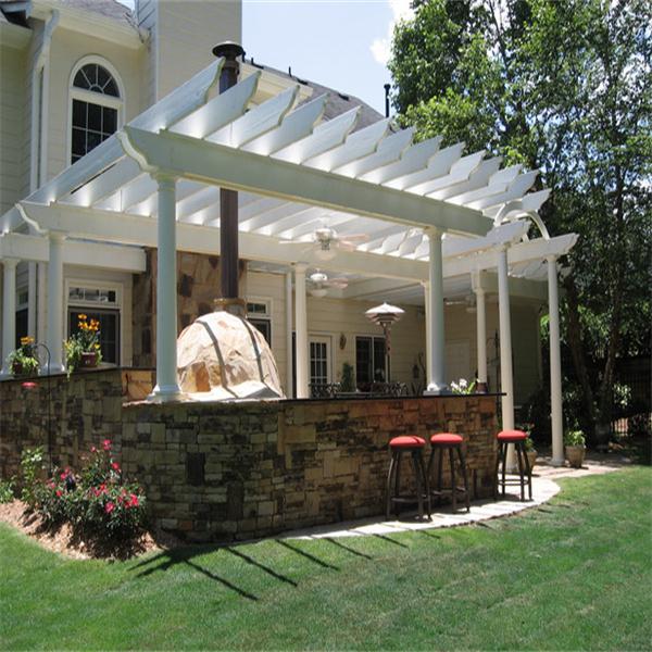 пергола патио перголы анти- корозии 200mm деревянная покрытая анти- ультрафиолетовая деревянная