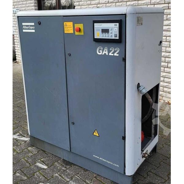 30 HP Power Range Atlas GA Series GA22 With 50Hz/60Hz Frequency