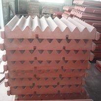 crusher spare parts high manganese steel crusher jaw plate movable jaw plate swing jaw