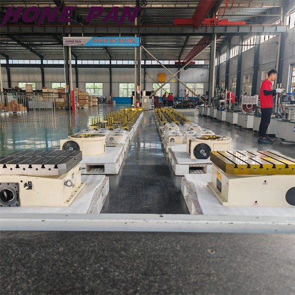 Free Stop Heavy Duty Programmable Rotary Table Horizontal With Cam Roller Structure