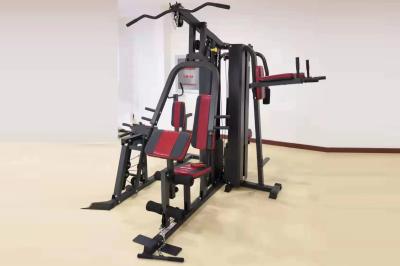 Home  Ergonomically 5 Station Multi Gym Fitness Machine Safety
