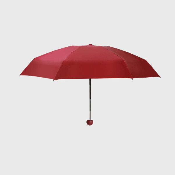 Anti guarda-chuva UV do mini Pongee super de 19 Inchx6k com caso