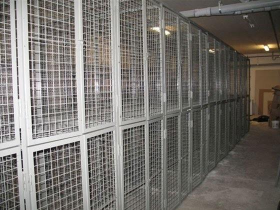 As forças armadas, cacifo de armazenamento resistente do Gym, aço ventilaram separações da rede de arame