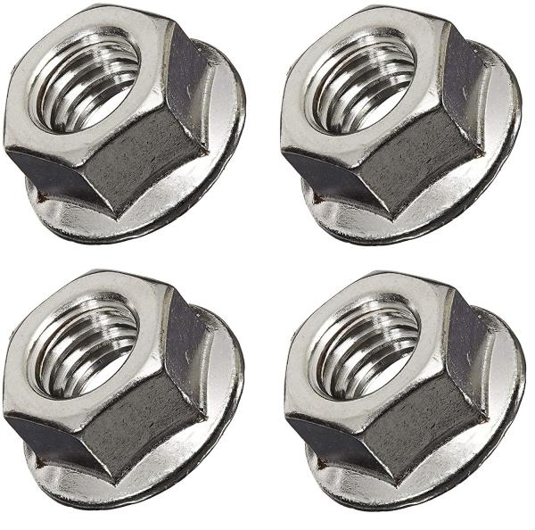 O zinco de ASME B18.2.2 chapeou de aço inoxidável encanta porcas da flange parafusa com a porca de Nylock da porca