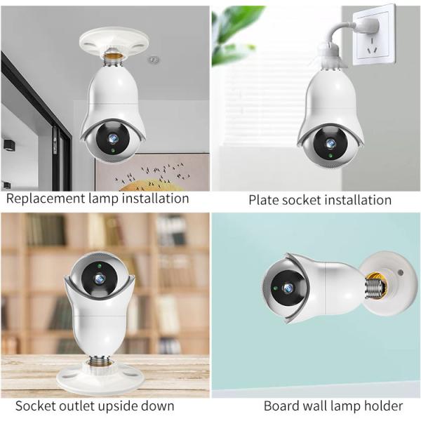 5G Dual Band 360 Degree Panoramic Security Camera With Night Vision