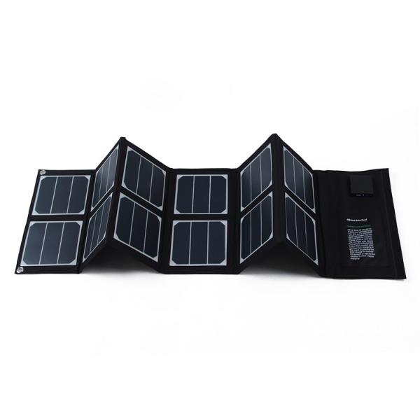 Suitcase Solar Panel Kit 40W 50W 60W Outdoor Camping Waterproof Folding Solar Panel Bag
