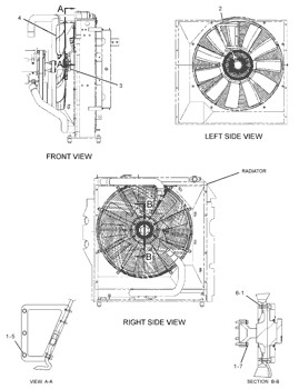 281-3589 281-3576 265-3577 Fan Drive For 324D 329D Excavator Spare Parts 2813589 2813576 2653577