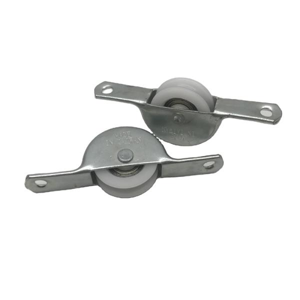 Aluminium Door And Window Accessories 24mm U Groove Nylon Pulley Wheel Iron Wheel Sliding Steel Door Wheels