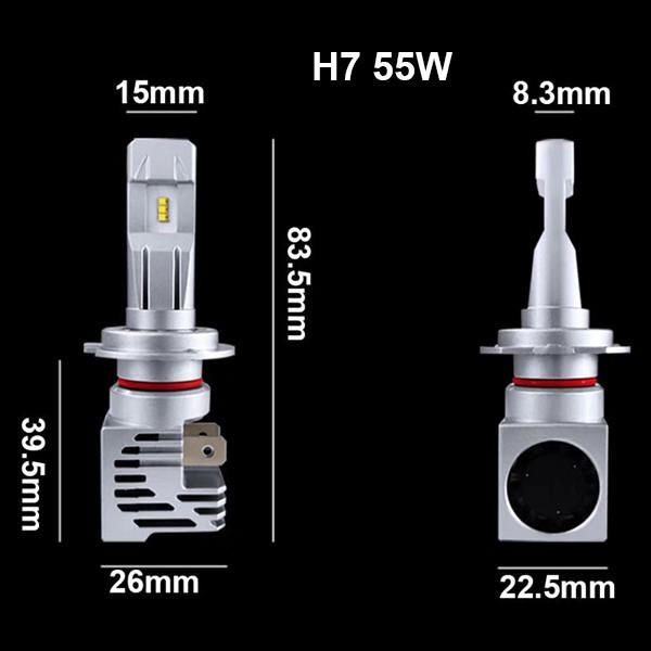 Car LED Headlight H11 H7 55W H4 60/55W Original Bulb Fog Lamp 18000LM H1 9005 9006 HB3 HB4 12V Truck Lights 24V
