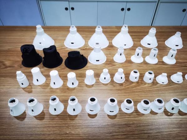 Custom Plastic Lamp Holder Covers – Flame-Retardant Light Socket Housings for LED, Spotlight, and Ceiling Fixtures