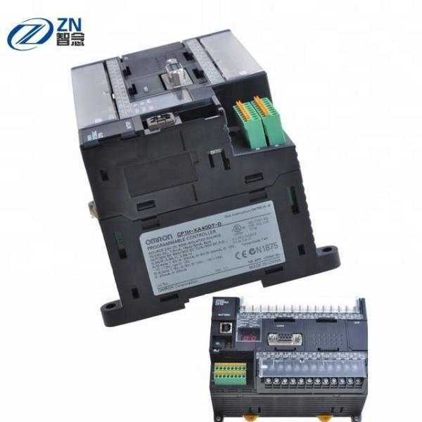 Black Omron PLC CP1L-EM30DT-D Programmable Logic Controller Ethernet port