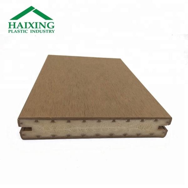 Advanced Engineering Outdoor PVC Garden Flooring Extruded Timber Elastic Composite Decking