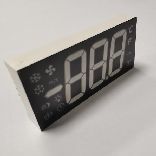 Ultra Bright Blue Triple Digit 7 Segment LED Display Common Cathode for Refrigerator Controller