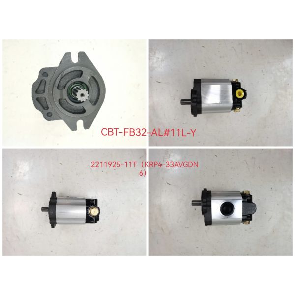 CBT-FB32-ALΦ11L-Y(2211925-11T(KRP4-33AVGDN6) CBT Series Aluminum Gearpump For DUMP TRUCKS / FORKLIT / CRANES