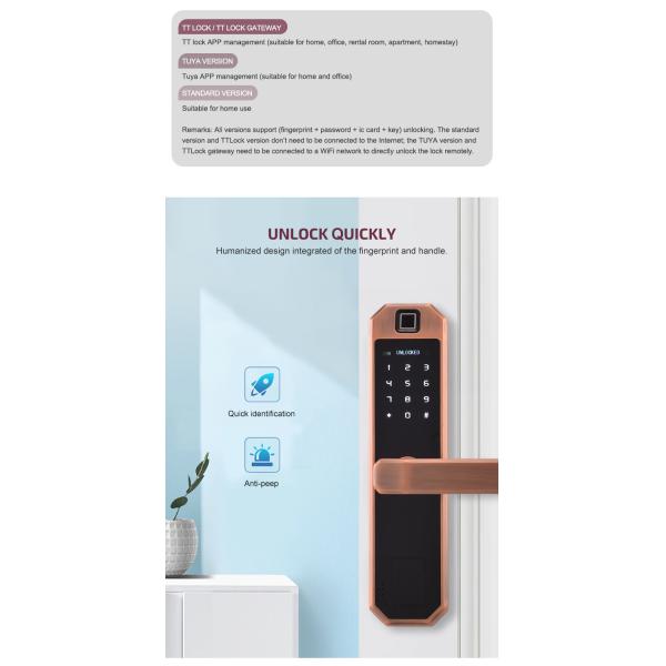 Карта Wifi IC управлением ПРИЛОЖЕНИЯ кнопочной панели замка Wifi Keyless входа умная соединила замок