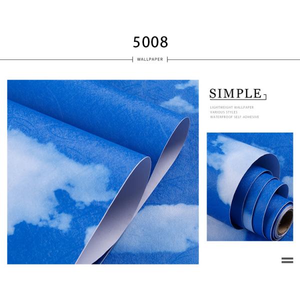 Floral Design Vinyl Wallpaper Decorative PVC Film Home Decoration Wallpaper 3D