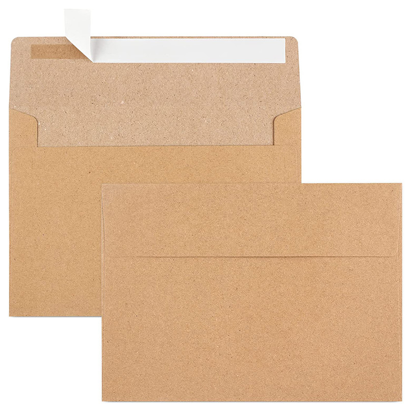 Kraft Mailer Kraft Mailer with Adhesive Seal Strip and Custom Logo Printing for Sustainable Shipping Packaging and E-commerce
