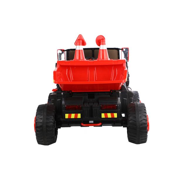Электрические игрушки 2 места Вождение на строительном грузовике Автомобиль для детей Возраст от 2 до 12 лет