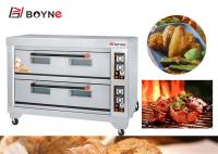 Stainless Steel Deck Oven 220v Two Deck Two Tray for Restaurant