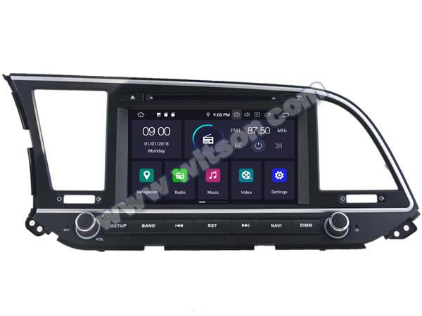8 Screen OEM Style with DVD Deck For Hyundai Elantra 2016-2018 Android Car Stereo